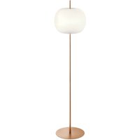 kdln golvlampa Kushi XL, kopparfärgad, höjd 183 cm