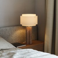 DFTP by Nordlux Takai table lamp made of fabric and marble