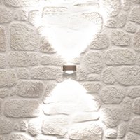 Top Light Puk Mini Wall LED 2x8W lenses clear, matt nickel