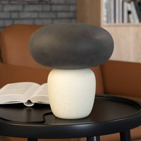 EGLO Cahuama table lamp, black/white, ceramic