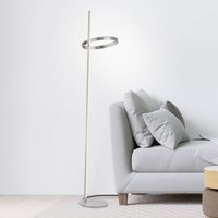 JUST LIGHT. GmbH JUST LIGHT. lampadaire LED Ritus argent fer variateur 3 000 K