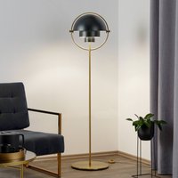 Gubi Multi-Lite floor lamp, height 148 cm, brass/black