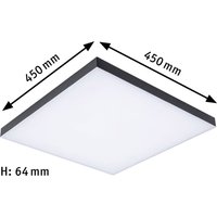 Paulmann Velora regnbågspanel 45x45cm svart RGBW