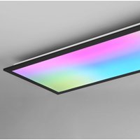 Reality Leuchten Beta LED-taklampa, längd 80 cm, svart, RGBW, CCT