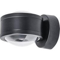 Applique murale LED Megatron Due Punto, noir mat