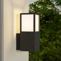 Deko-Light Utomhusvägglampa Facado 2 Square, aluminium, mörkgrå, E27