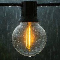 Calex solcellsdriven LED-ljusslinga Vista, längd 10 meter, IP44