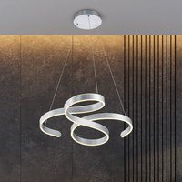Trio Lighting Suspension LED Francis, aluminium brossé