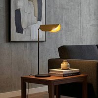 Opviq Corner table lamp, black/gold, height 57 cm, E14
