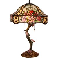 Clayre&Eef Rikt dekorerad bordslampa Claire