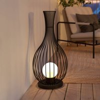 EGLO Fossombrone lampe sur pied extérieure, noire