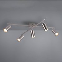 Trio Lighting Spot pour plafond Marley nickel mat à 5 lampes