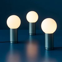 HAY LED table lamp TURN ON, blue, height 20 cm, dimmable