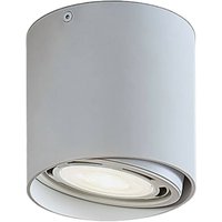 Arcchio Deckenstrahler Mabel, Ø 13 cm, weiß, Metall, GU10