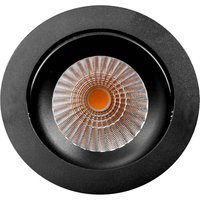 The Light Group SLC DL04 LED recessed light black 3,000 K