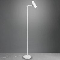Trio Lighting Marley golvlampa, vit, höjd 151 cm, metall
