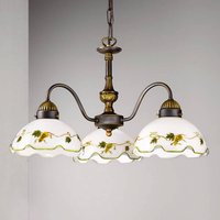 austrolux 3-bulb hanging light Nonna, grapes