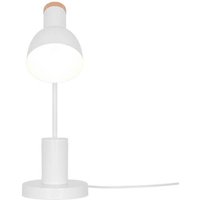 Nordlux Bordslampa Devone, vit, höjd 43 cm, metall