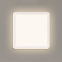 Müller-Licht Jali Square LED panel, white, 29.2 cm, plastic, 2,700 K