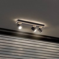 LEDVANCE LED downlight Mars, 4-bulb, 3 spots, black