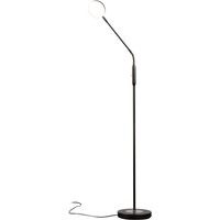 FISCHER & HONSEL LED-golvlampa Sorento, sandgrå, höjd 138 cm, CCT dimbar