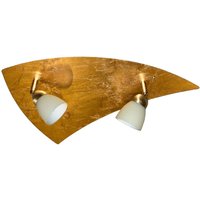 Busch Elegance taklampa, 2 ljus, guld