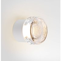 MARSET LED-utomhusvägglampa ROC MINI, vit, IP65, TRIAC