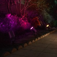 Spot sur piquet LED Hama Smart, noir, Wi-Fi, IP65 RGBW à intensité variable