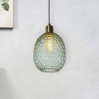 IT'S ABOUT ROMI hänglampa Venice, oval, grön, glas, E27