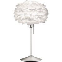 UMAGE Eos mini lampe de table blanc/acier brossé