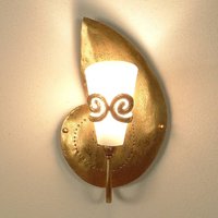 Holländer Rifugio scroll wall light, curved right