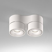 Egger Licht EGG DLS LED downlight Clippo Duo, 2-bulb, white, 2,700K