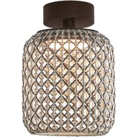 Bover Nans PF/21 LED taklampa för utomhusbruk, brun