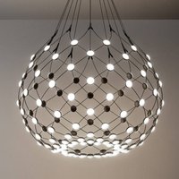 Luceplan Mesh hänglampa Ø 80cm Wireless 1m