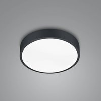 Trio Lighting LED-taklampa Waco, CCT, Ø 31 cm, svart matt