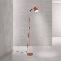 ORION Golvlampa Gili, stål, korallröd, höjd 150 cm, E27