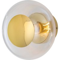 EBB & FLOW Horizon fatning guld/klar Ø 21 cm