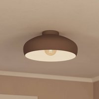 EGLO Plafonnier Mogano, Ø40 cm, brun café