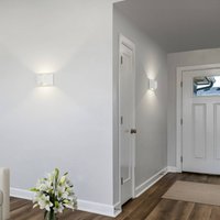 Helestra LED-vägglampa VID, vit, upp/ner, IP65