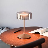 Sigor Lampe de table LED rechargeable Numotion, bronze, verre, IP54, intensité