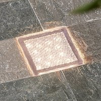 Prios LED deck light Ewgenie, 10 cm, transparent