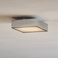 Decor Walther Cut LED-taklampa, krom, 18x18 cm