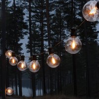 Konstsmide Christmas LED solar fairy lights, 7W, Amber, IP44, 1800K