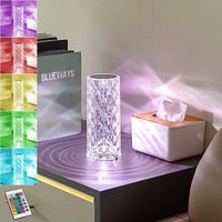 Lindby Louane LED rechargeable table lamp, 21.5 cm, USB, RGBW