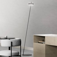 Sigor Lampadaire LED rechargeable Mahina, noir, hauteur 130 cm, métal, CCT