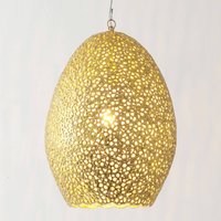 Holländer Cavalliere pendellampa, guld, Ø 34 cm