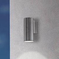 EGLO LED-vägglampa Riga, antracit, höjd 15 cm, metall