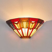 Artistar Lillie vägglampa i Tiffany-stil