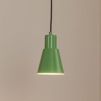 Opviq Hänglampa Konikkem, mintgrön, metall, Ø 14 cm, E27