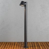 Konstsmide Gånglampa Trieste aluminium, antracit